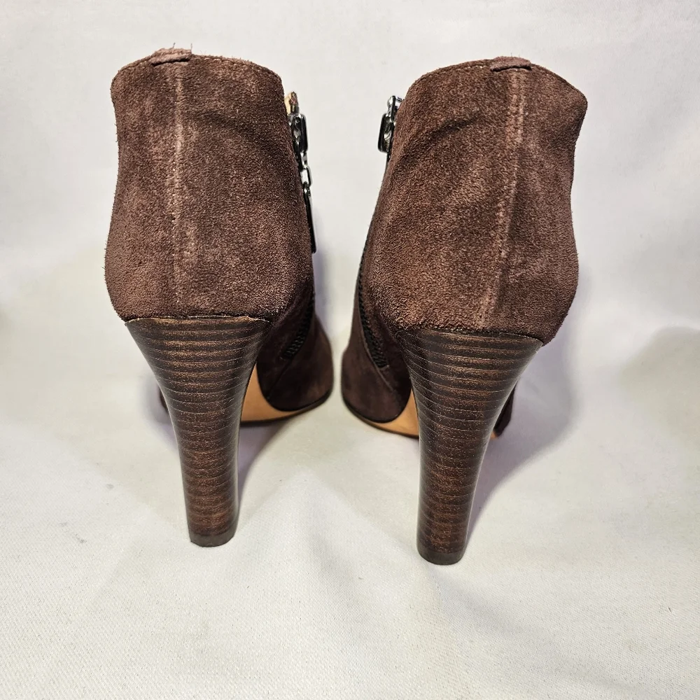 Alexandre Birman Suede Leather High Heel Ankle Boots Women's Size 36‎